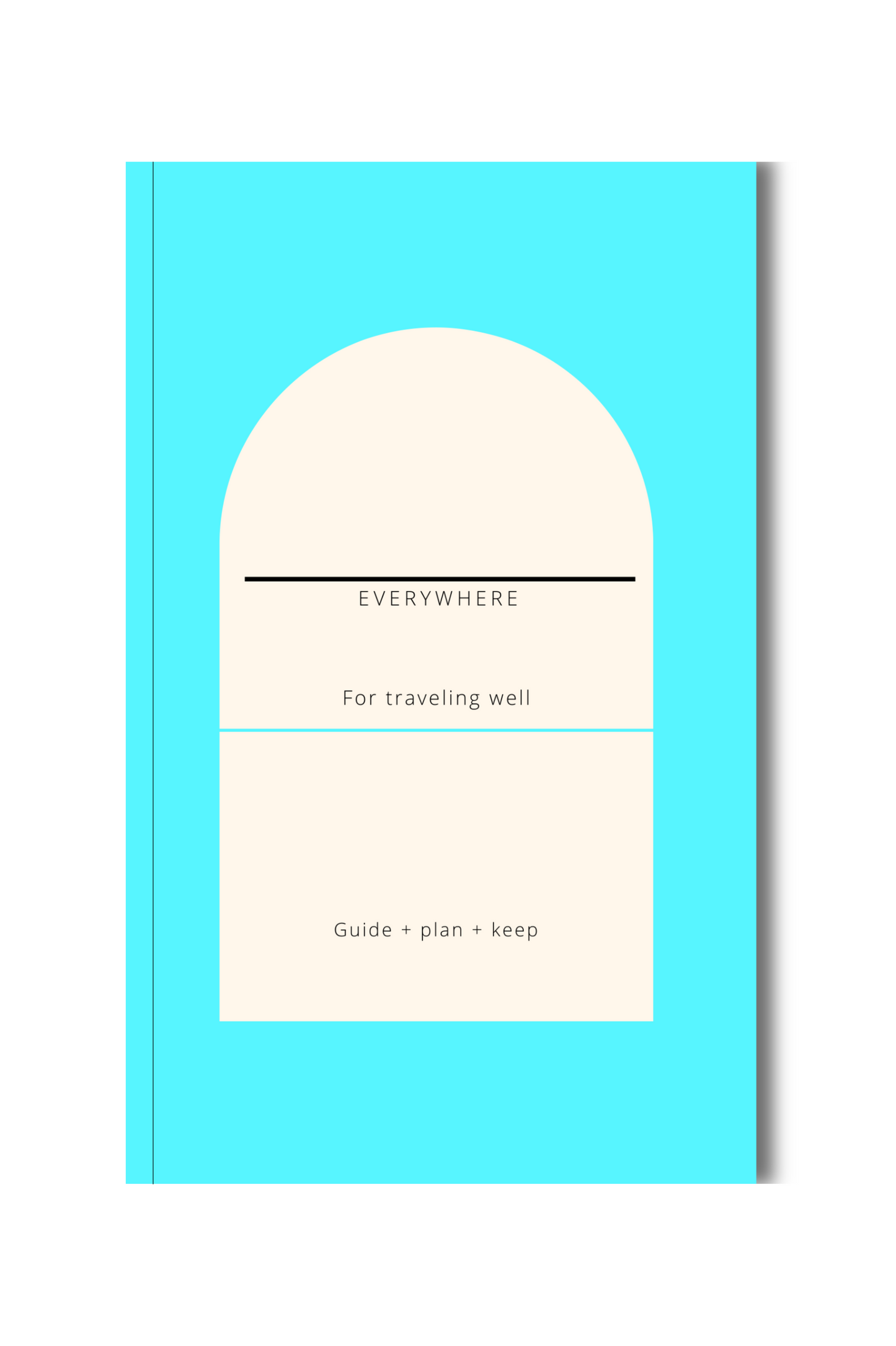 Custom Travel Planner for Road Trips, Vacations & Any Destination Book by Travwell