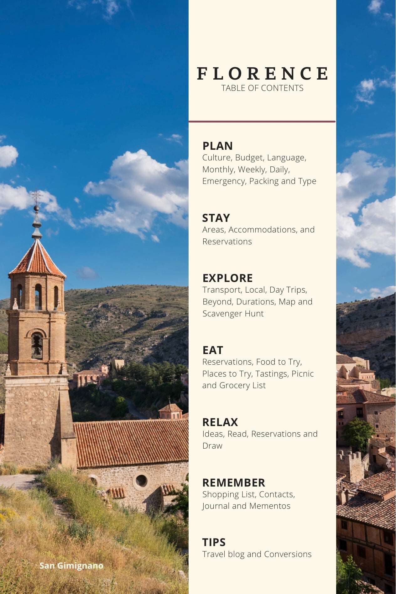 Florence Travel Guidebook: Plan Your Italy Journey with Ease Book by Travwell