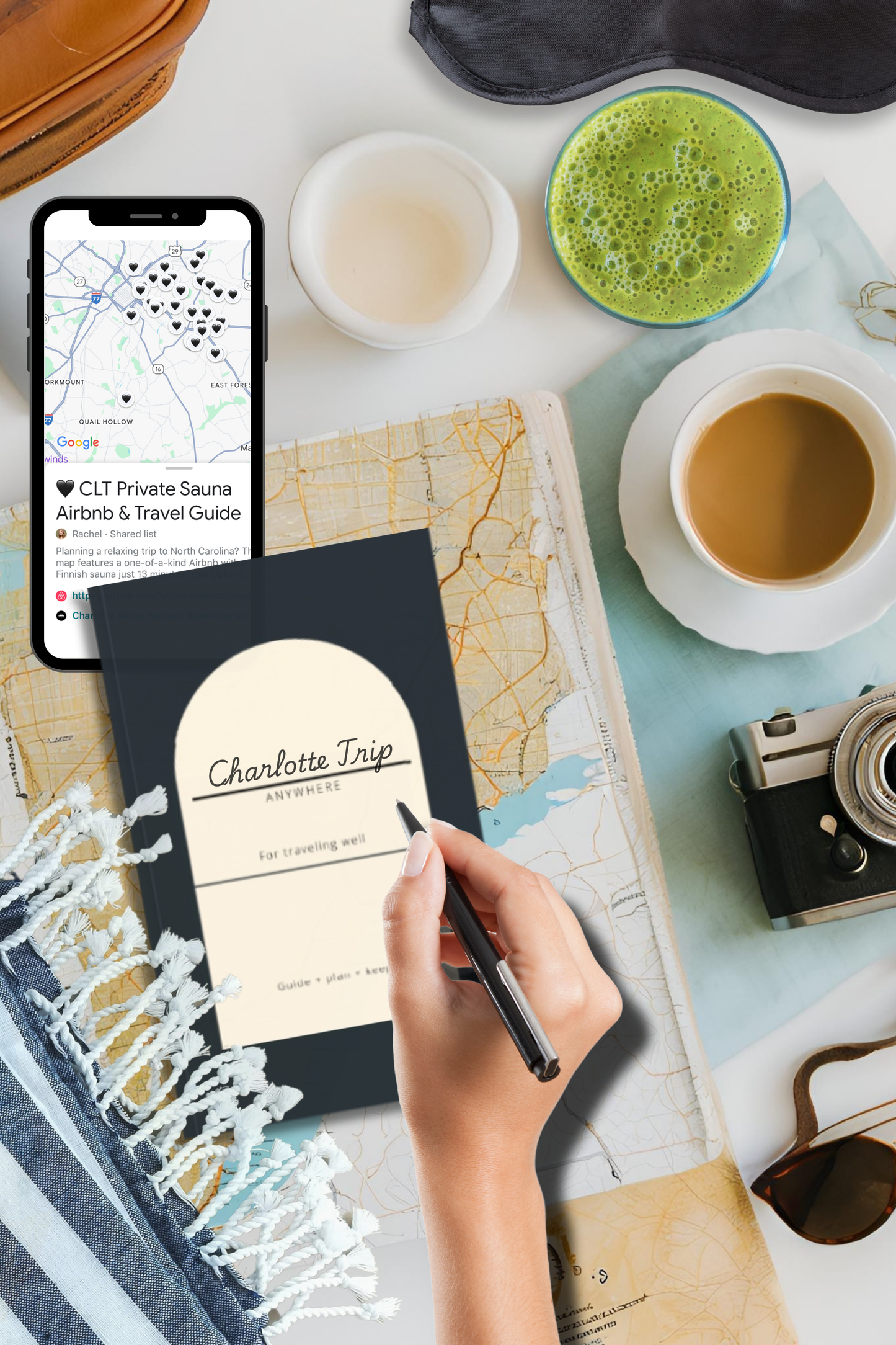 Custom Travel Planner for Road Trips, Vacations & Any Destination Book by Travwell