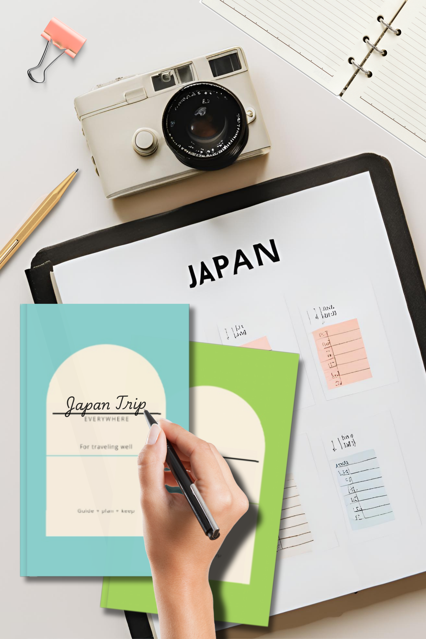 Custom Travel Planner for Road Trips, Vacations & Any Destination Book by Travwell