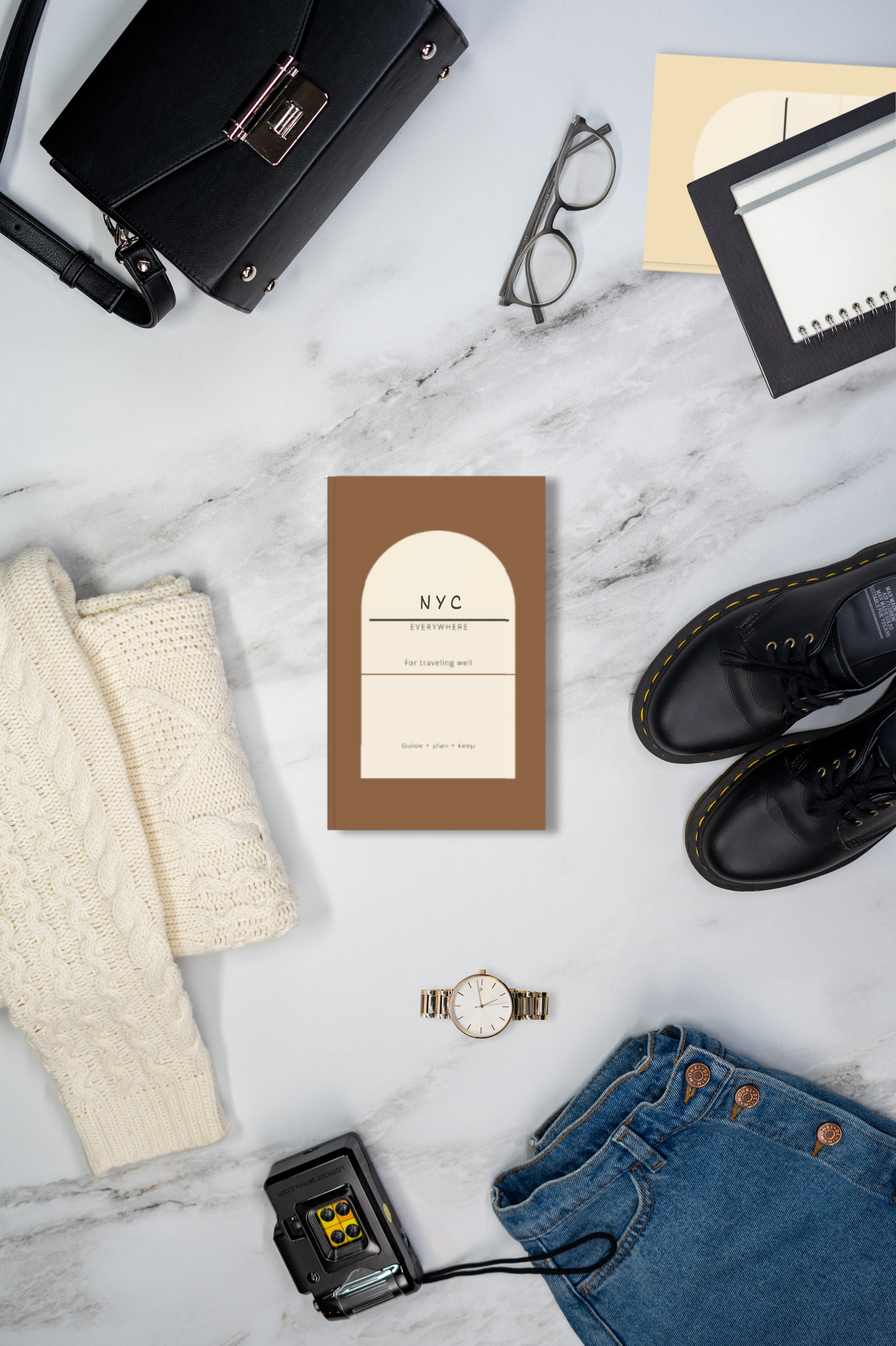 Custom Travel Planner for Road Trips, Vacations & Any Destination Book by Travwell
