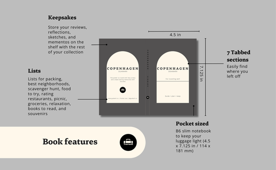 Copenhagen Travel Guide Book for A Denmark Trip Book by Travwell