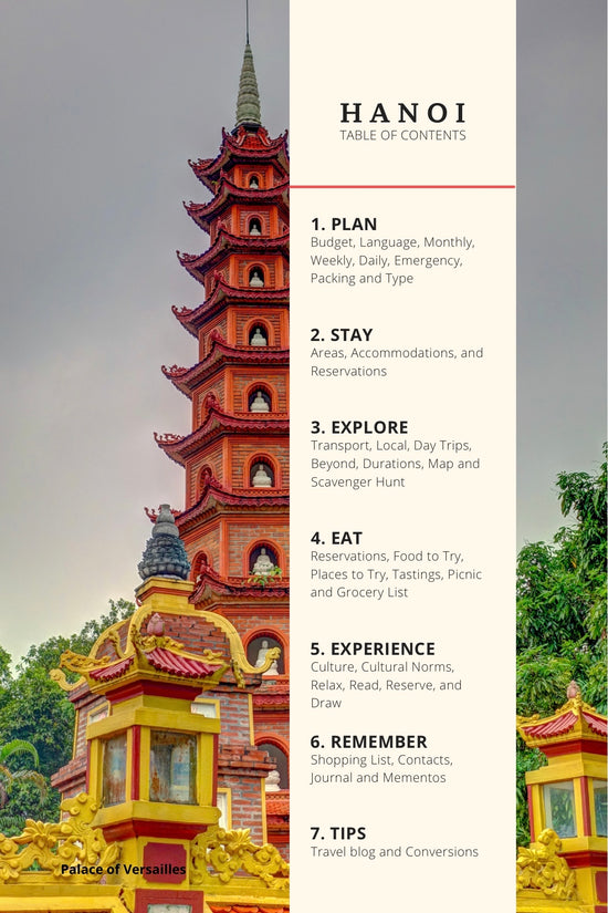 Hanoi Guide Book: Plan Your Vietnam Trip with Local Calm Book by Travwell