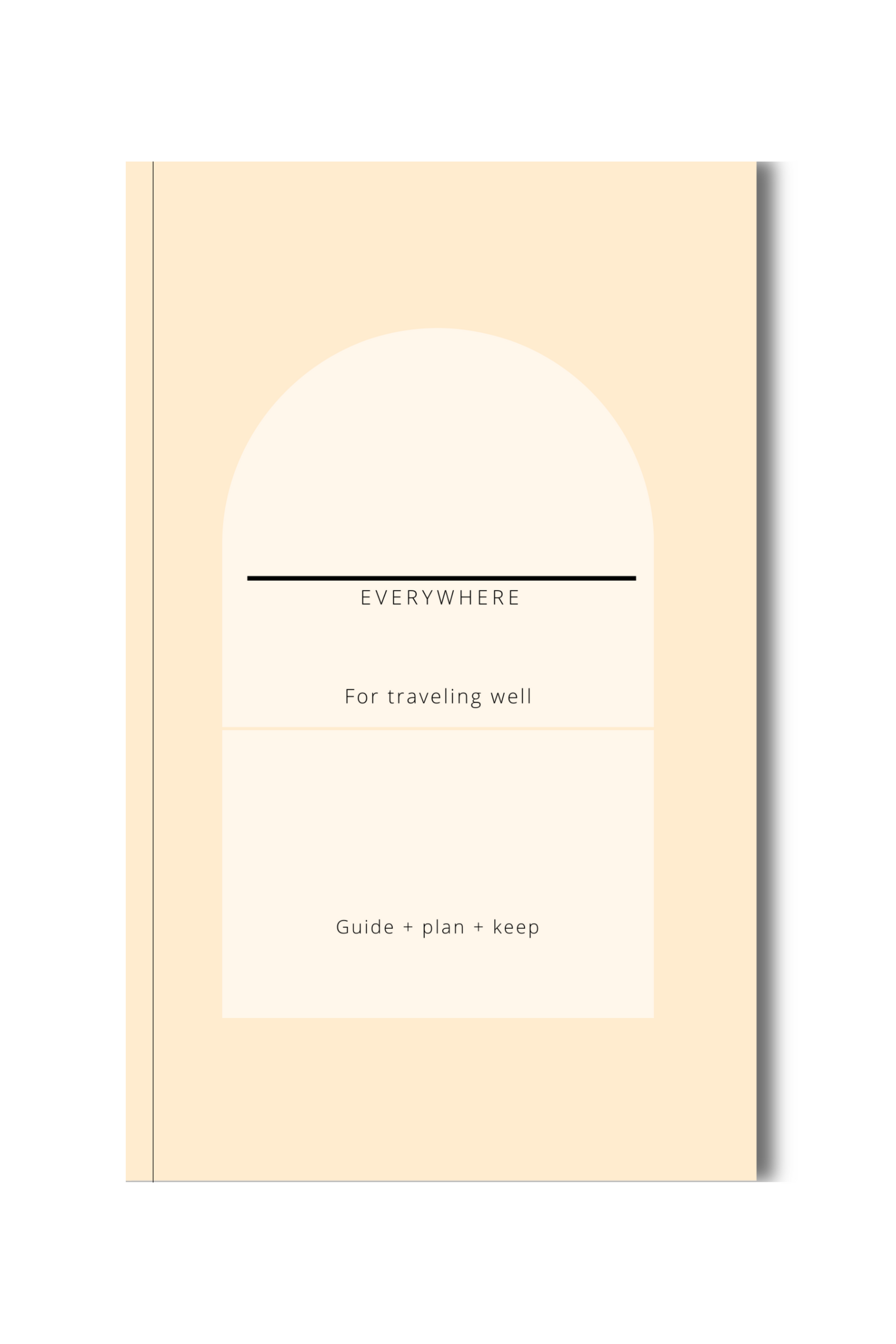 Custom Travel Planner for Road Trips, Vacations & Any Destination Book by Travwell