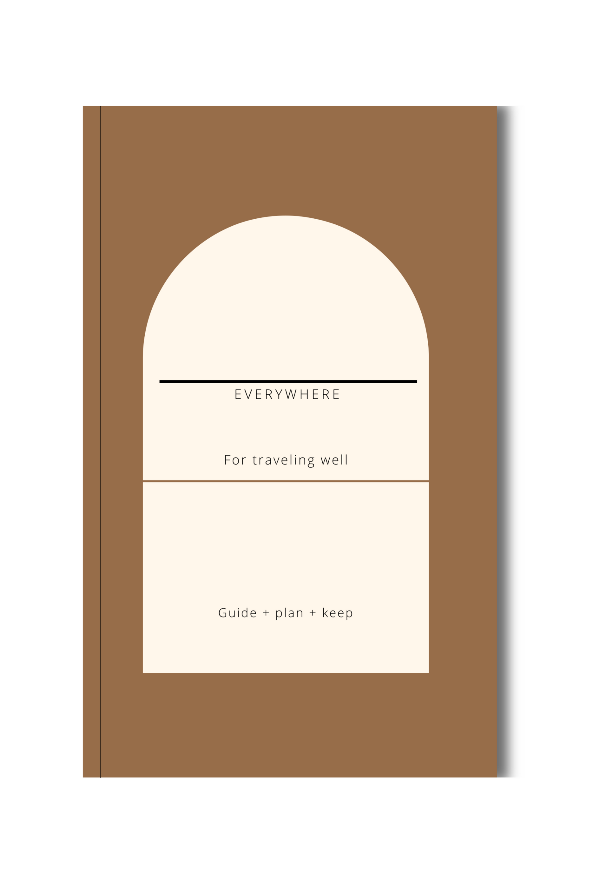 Custom Travel Planner for Road Trips, Vacations & Any Destination Book by Travwell