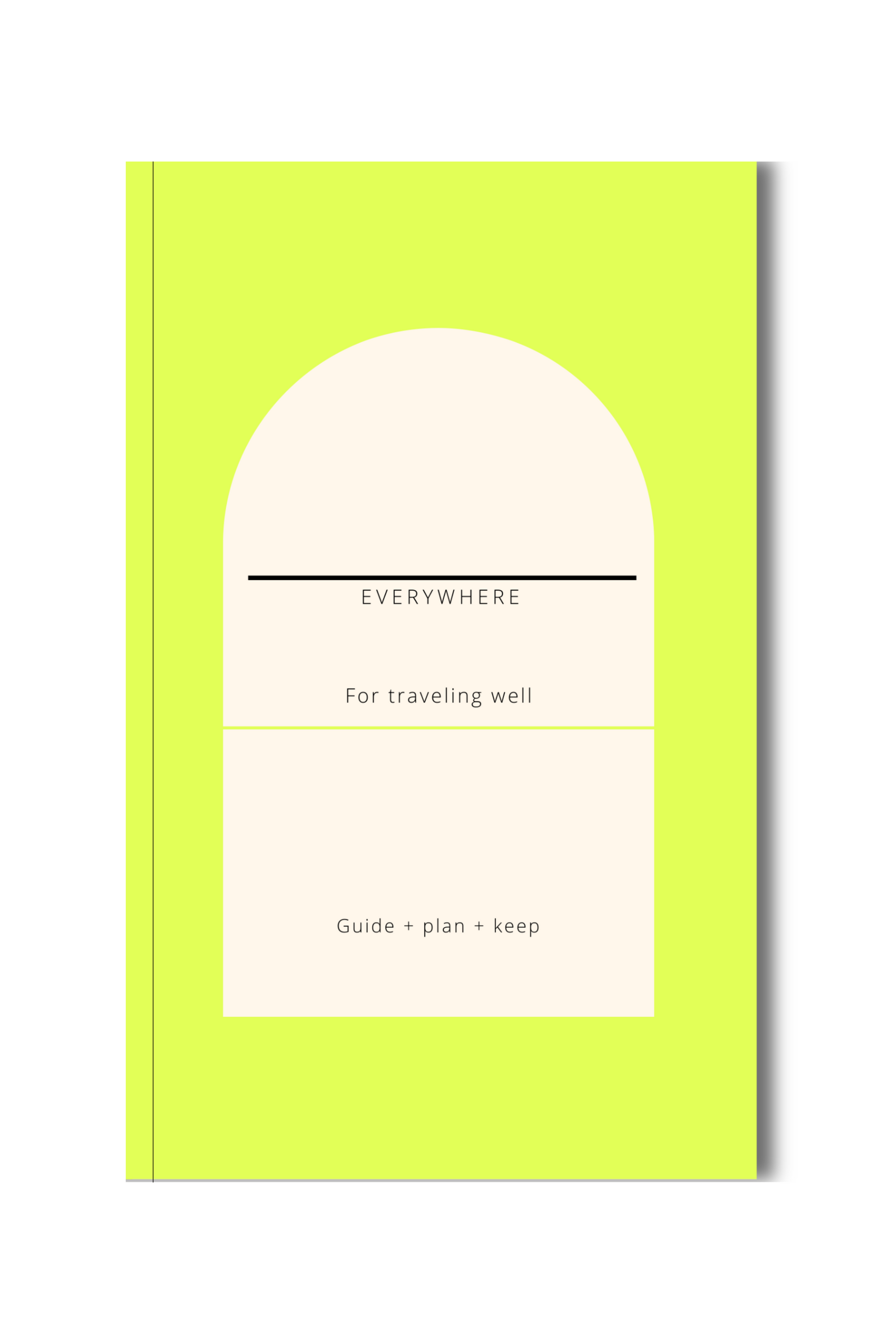 Custom Travel Planner for Road Trips, Vacations & Any Destination Book by Travwell