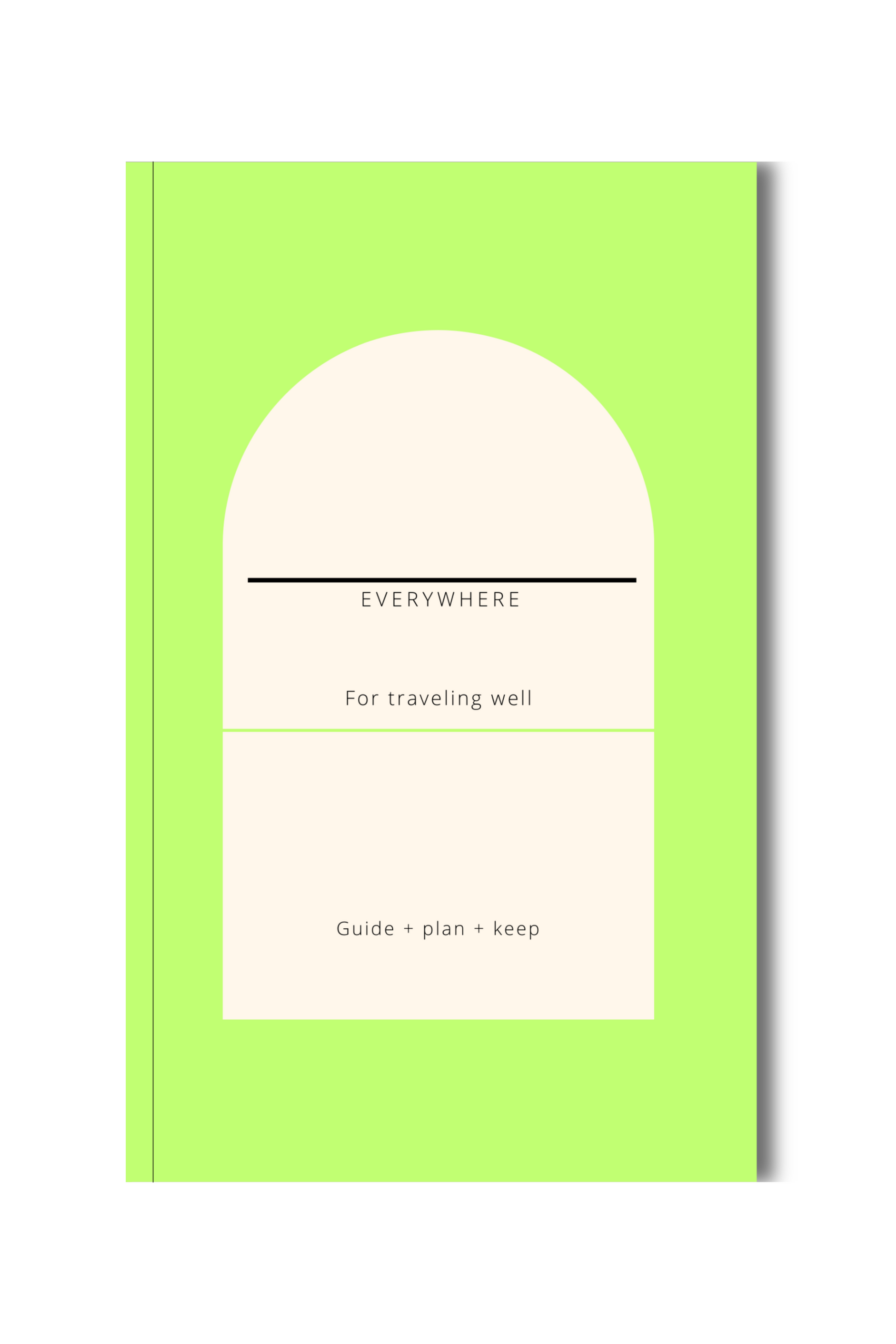 Custom Travel Planner for Road Trips, Vacations & Any Destination Book by Travwell