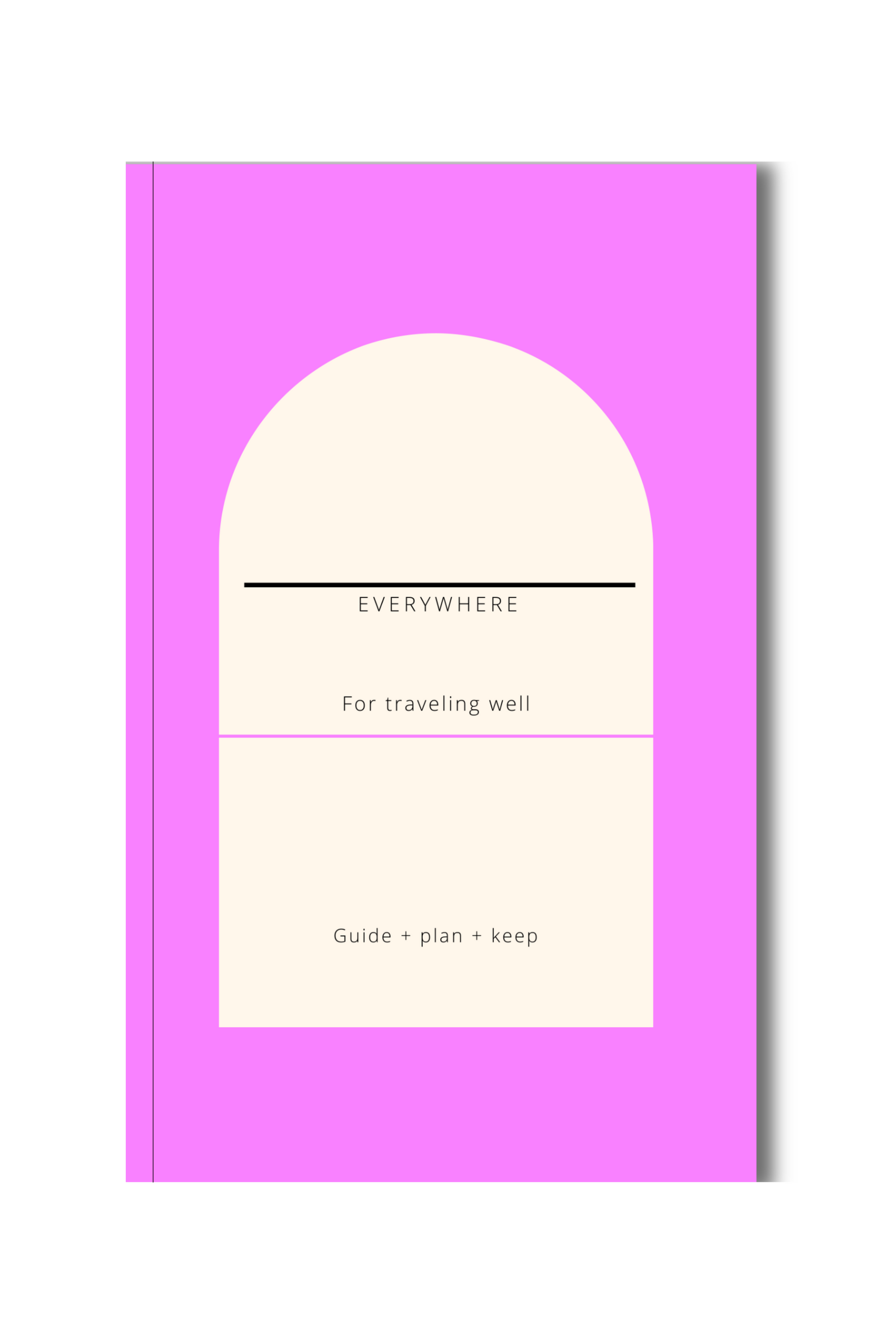 Custom Travel Planner for Road Trips, Vacations & Any Destination Book by Travwell