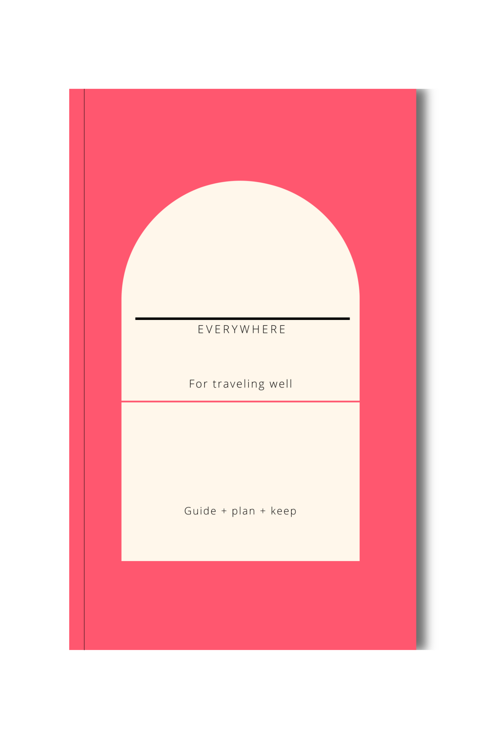 Custom Travel Planner for Road Trips, Vacations & Any Destination Book by Travwell
