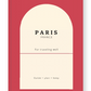 Paris Trip Planner & Travel Journal for a Stylish France Itinerary