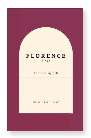 Florence, Italy travel guide book