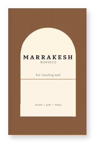 Marrakesh, Morocco travel guide book