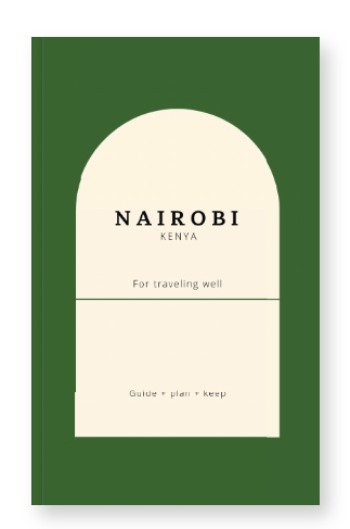 Nairobi, Kenya travel guide book