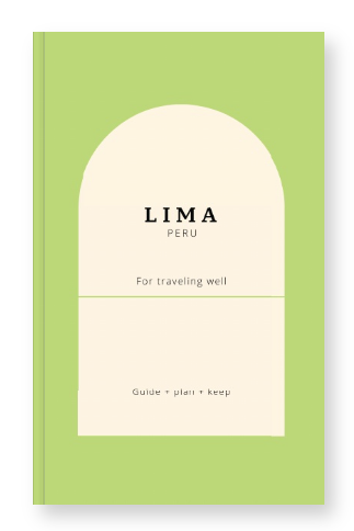 Lima, Peru travel guide book