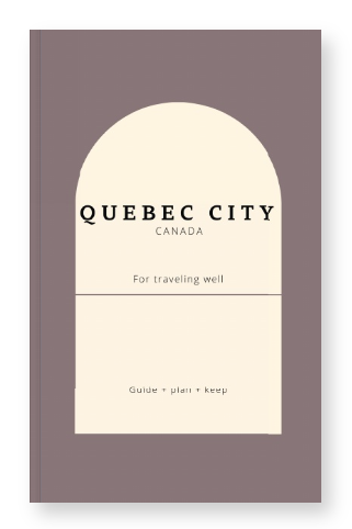 Quebec City, Canada travel guide book