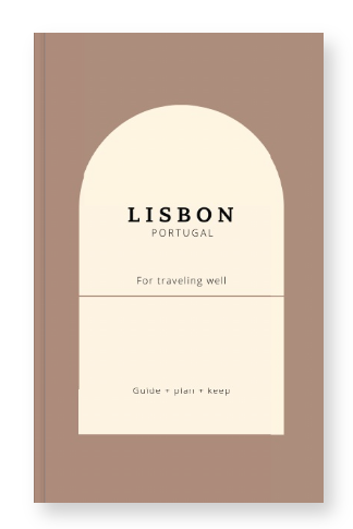 Lisbon, Portugal travel guide book