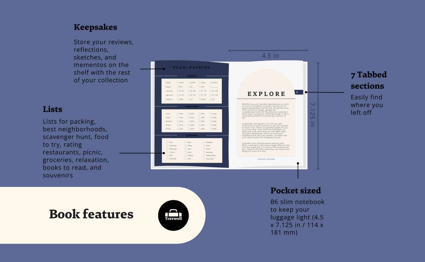 London Travel Guidebook: Navigate the City with Intention Book by Travwell