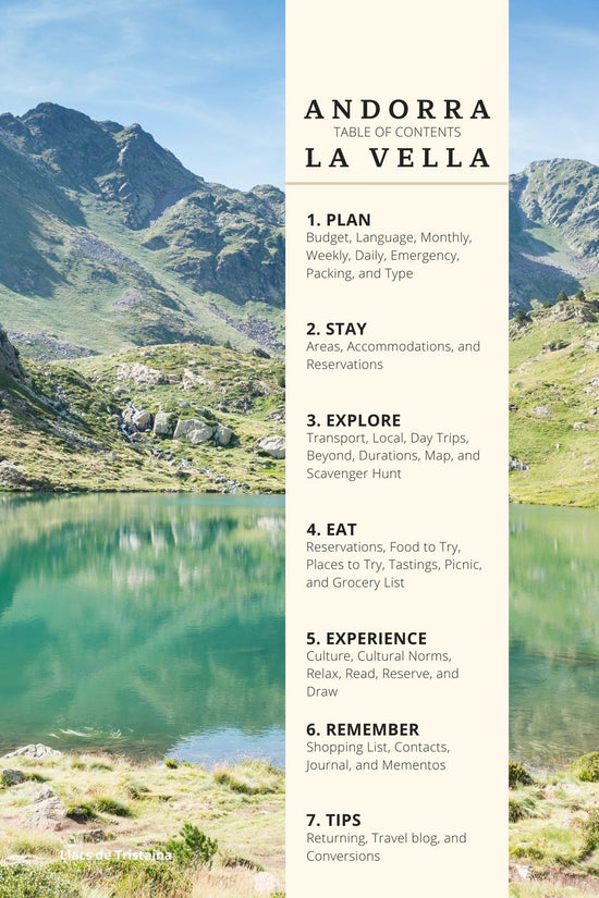 A Fine Trip Planner for Andorra: Enjoy Wellness Travel to the Pyrenees Book by Travwell
