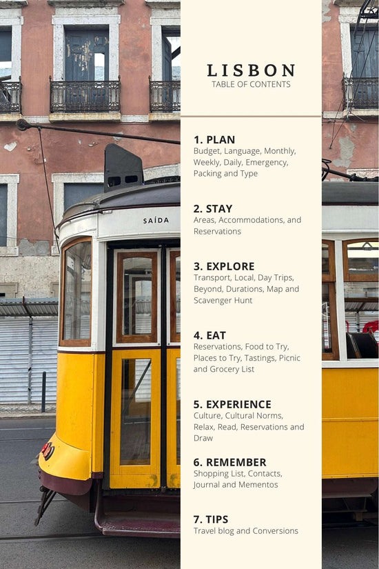 Portugal Travel Planner: A Lisbon Guidebook for a Beautiful, Organized Trip Book by Travwell