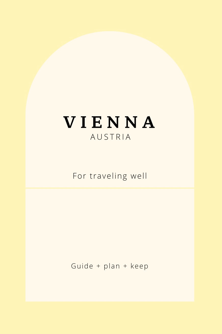 Vienna Travel Guide Book, an Elegant Trip Planner for Austria Book by Travwell
